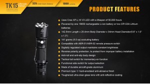 Fenix TK15UE - Gri